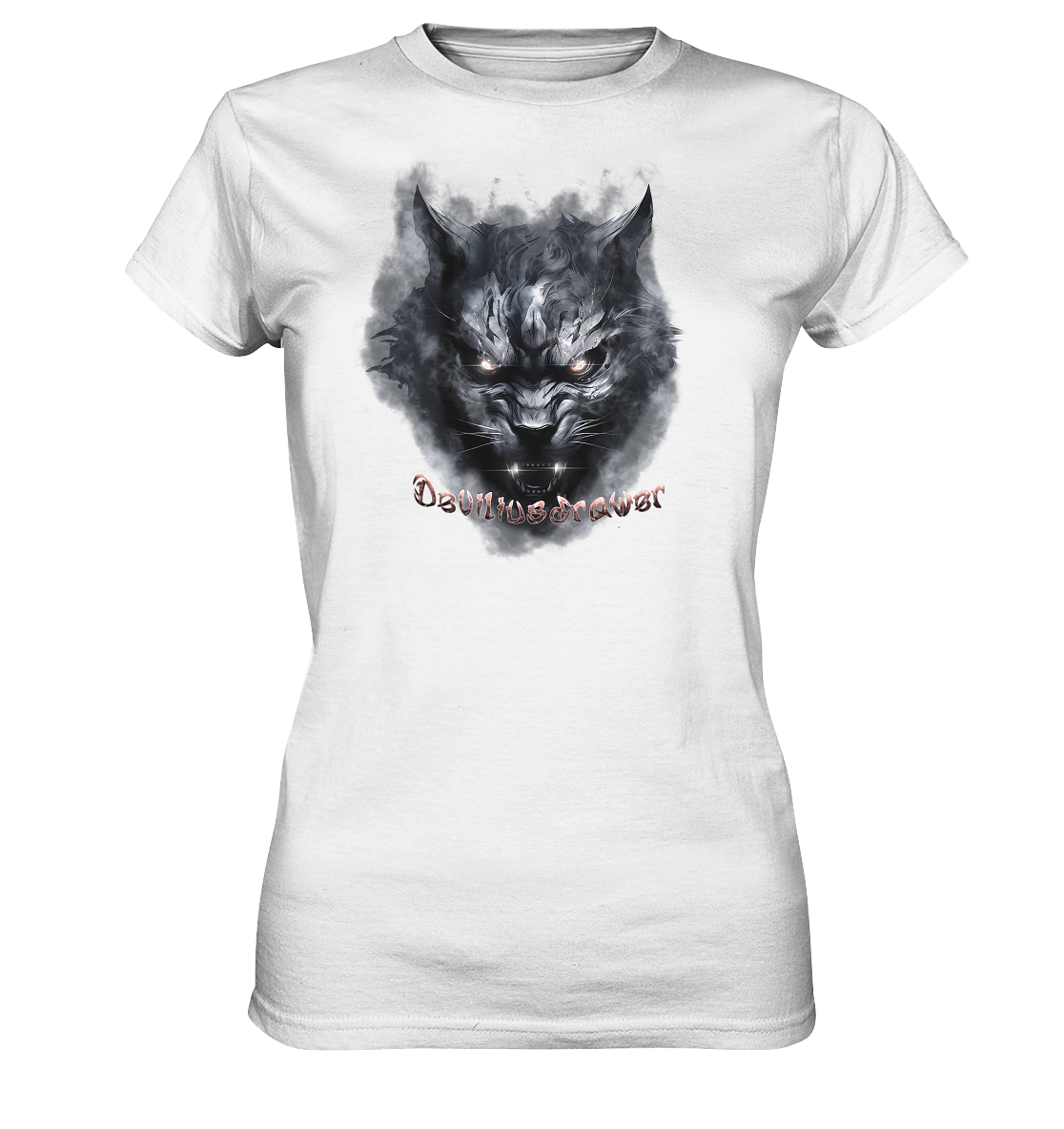 Deviliusdrawer Dark Beast Tiger  - Ladies Premium Shirt