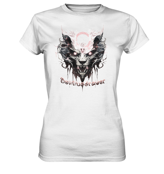 Deviliusdrawer Demonic Glow Cat - Ladies Premium Shirt