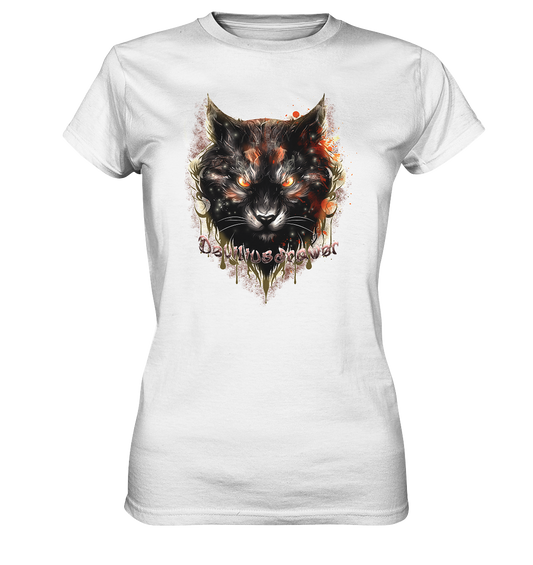 Deviliusdrawer Red Devil Cat - Ladies Premium Shirt