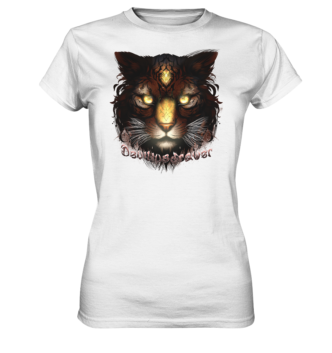Deviliusdrawer Gold Tigercat - Ladies Premium Shirt