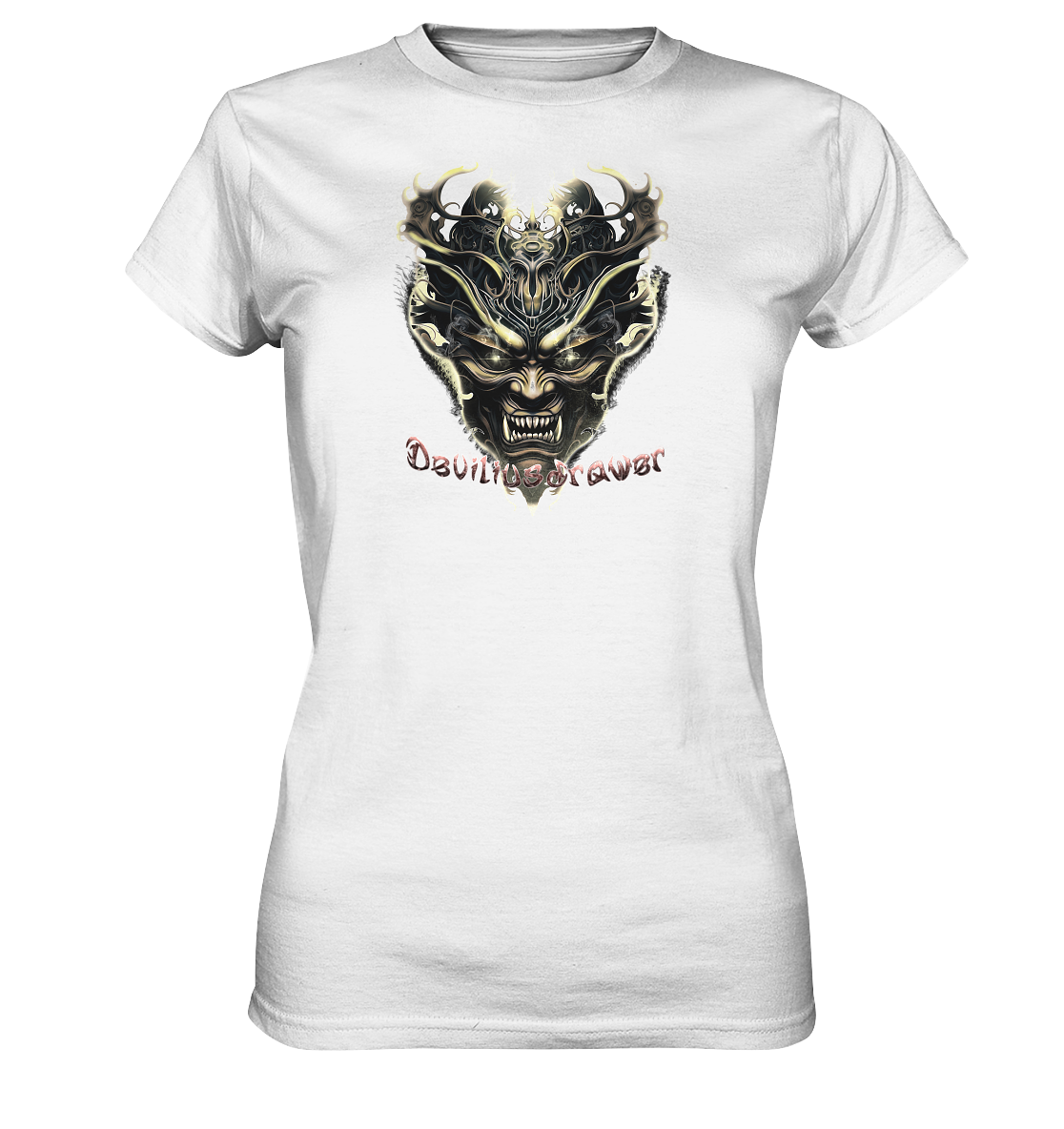 Deviliusdrawer Golden Demon Vampire - Ladies Premium Shirt