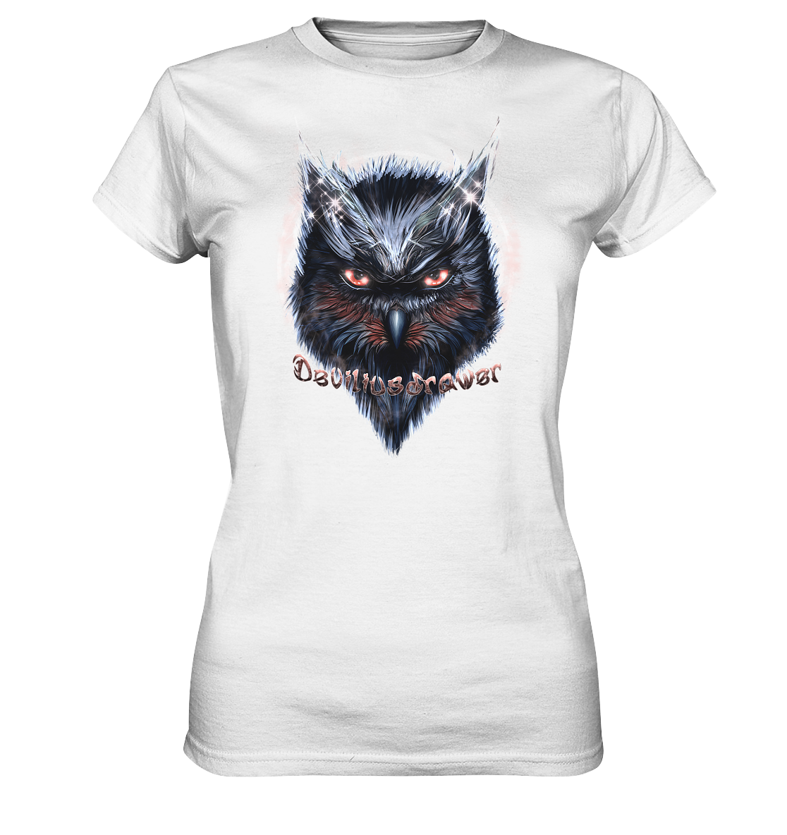 Deviliusdrawer Fire Owl - Ladies Premium Shirt