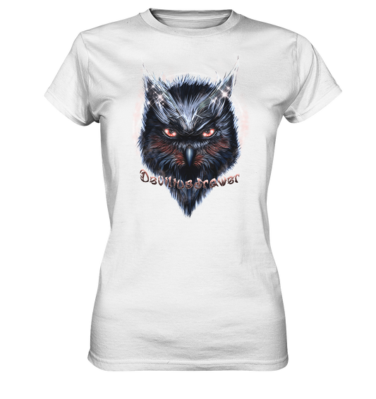 Deviliusdrawer Fire Owl - Ladies Premium Shirt