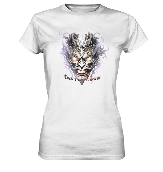 Deviliusdrawer Demon Mask Violet - Ladies Premium Shirt
