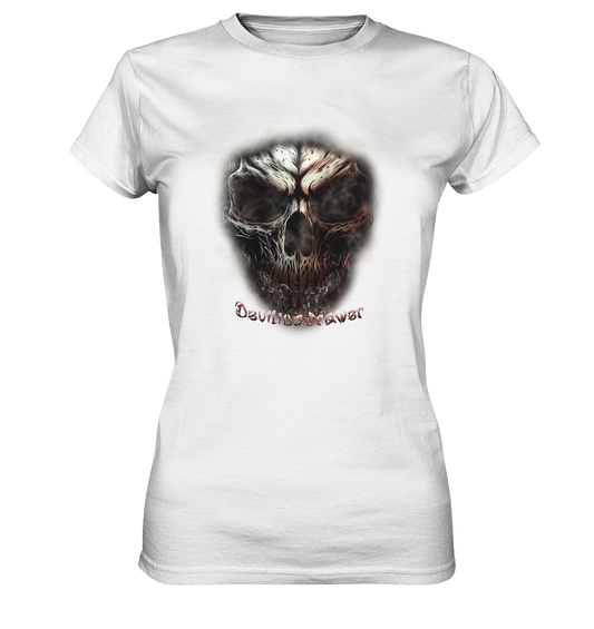 Deviliusdrawer Fire Skeleton - Ladies Premium Shirt
