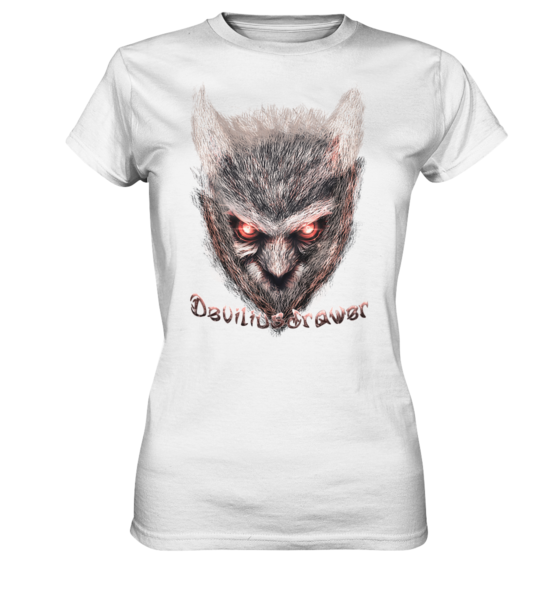Deviliusdrawer Red Eyed Owl - Ladies Premium Shirt