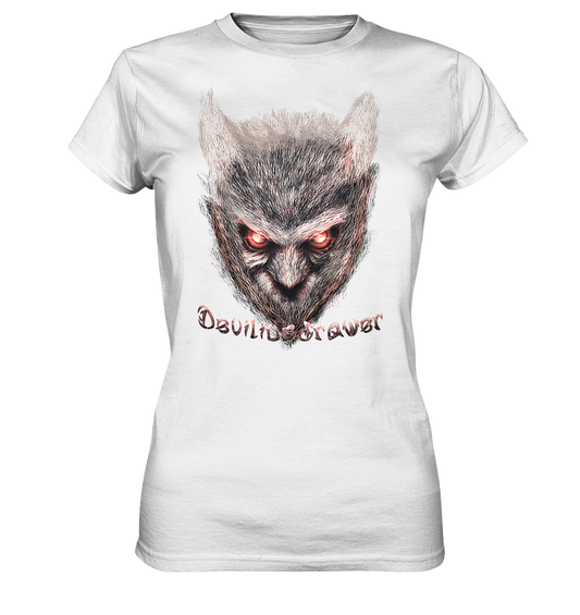 Deviliusdrawer Red Eyed Owl - Ladies Premium Shirt