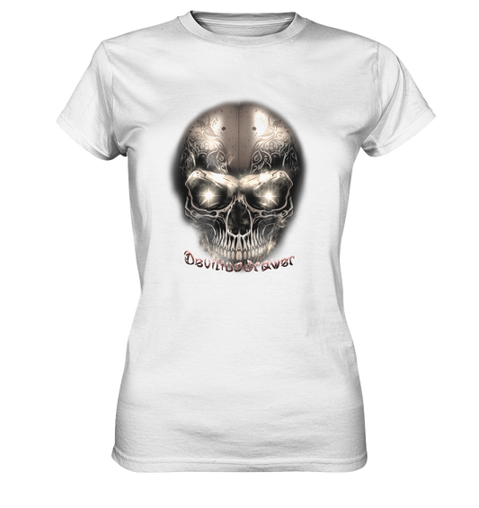 Deviliusdrawer Fire Skeleton Iron - Ladies Premium Shirt