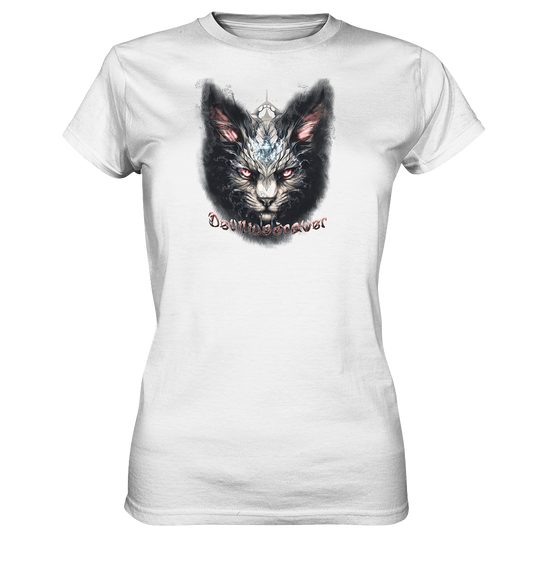 Deviliusdrawer Myshtical Redeyed Cat - Ladies Premium Shirt