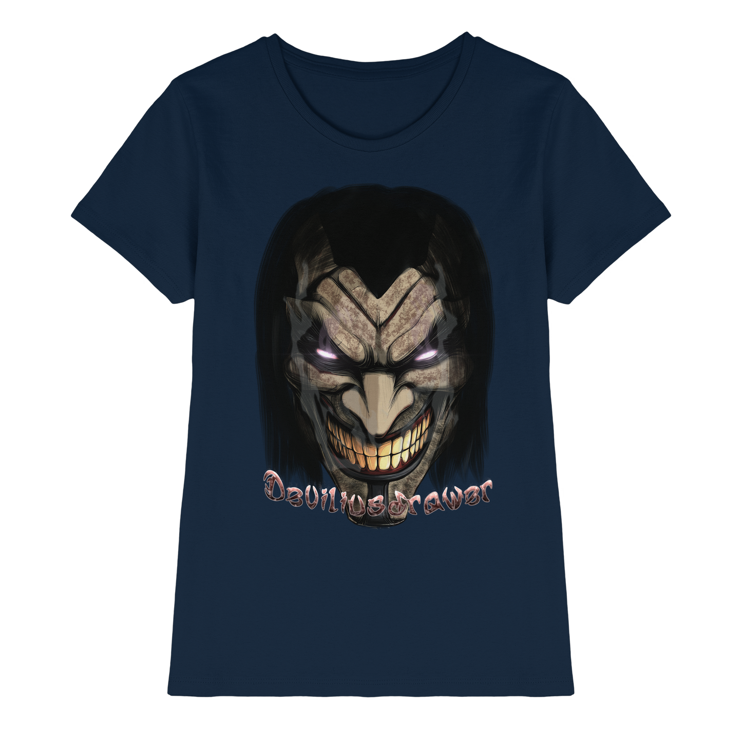 Deviliusdrawer Smiling Devil - Ladies Premium Shirt