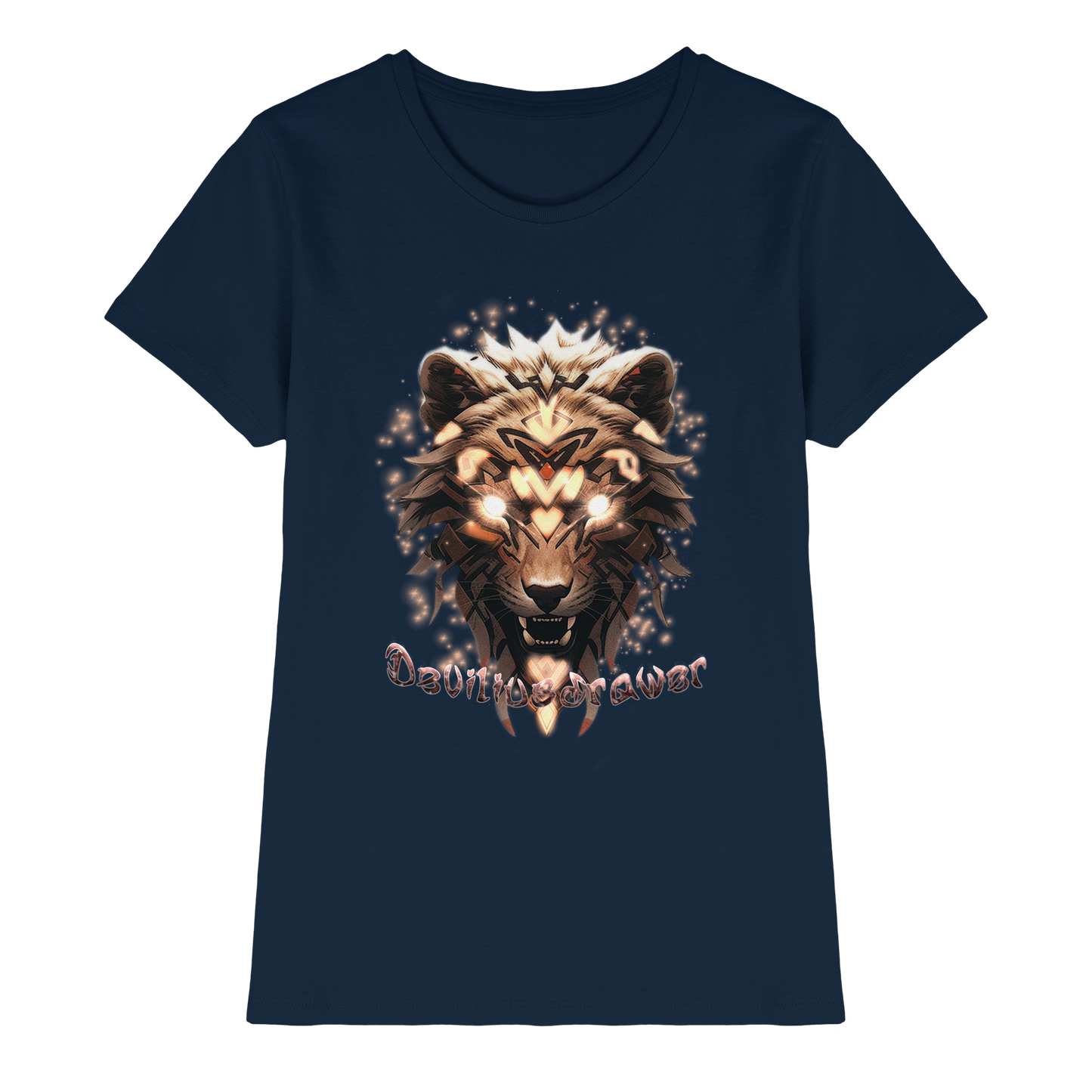 Deviliusdrawer Gold Weartiger - Ladies Premium Shirt