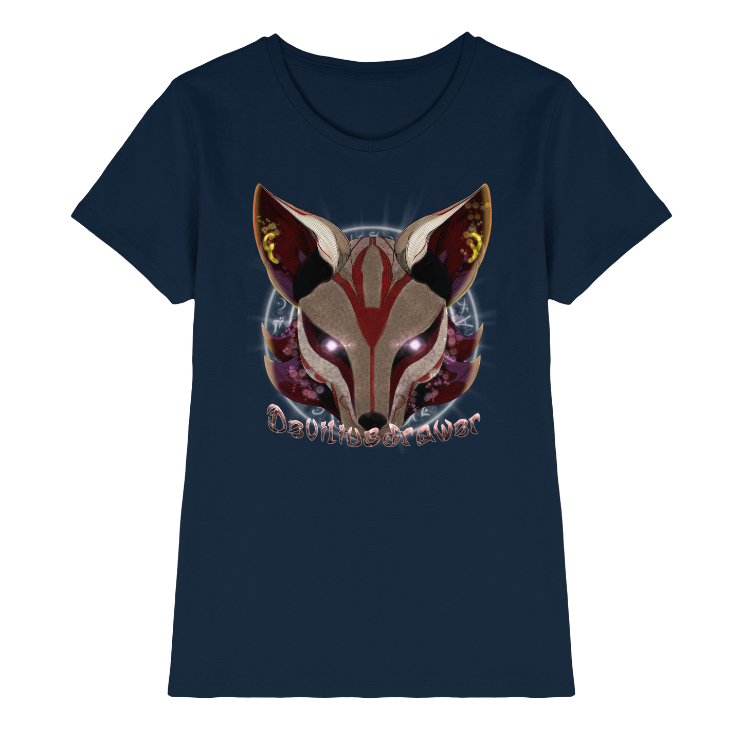 Deviliusdrawer Magic Kitsune - Ladies Premium Shirt