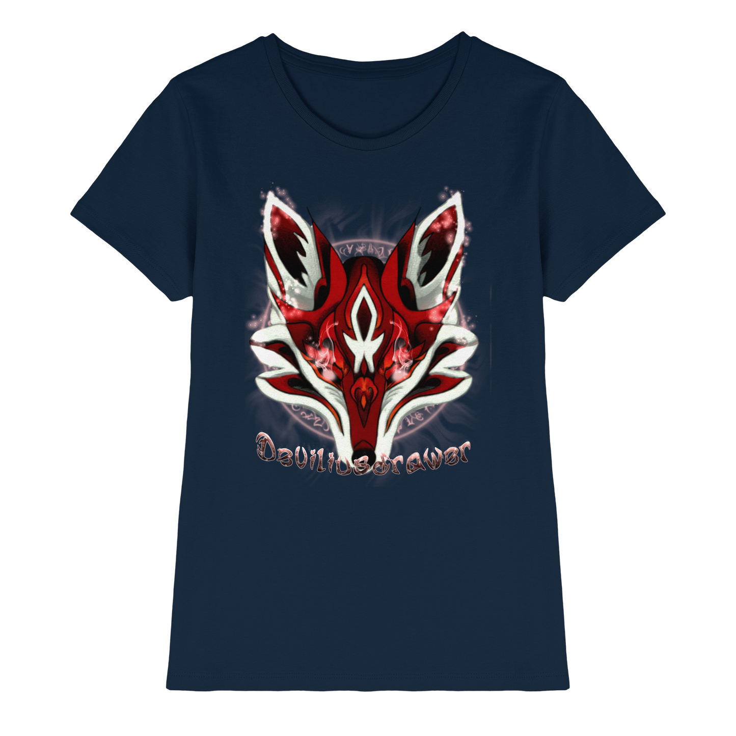 Deviliusdrawer Red Eyed Fox - Ladies Premium Shirt