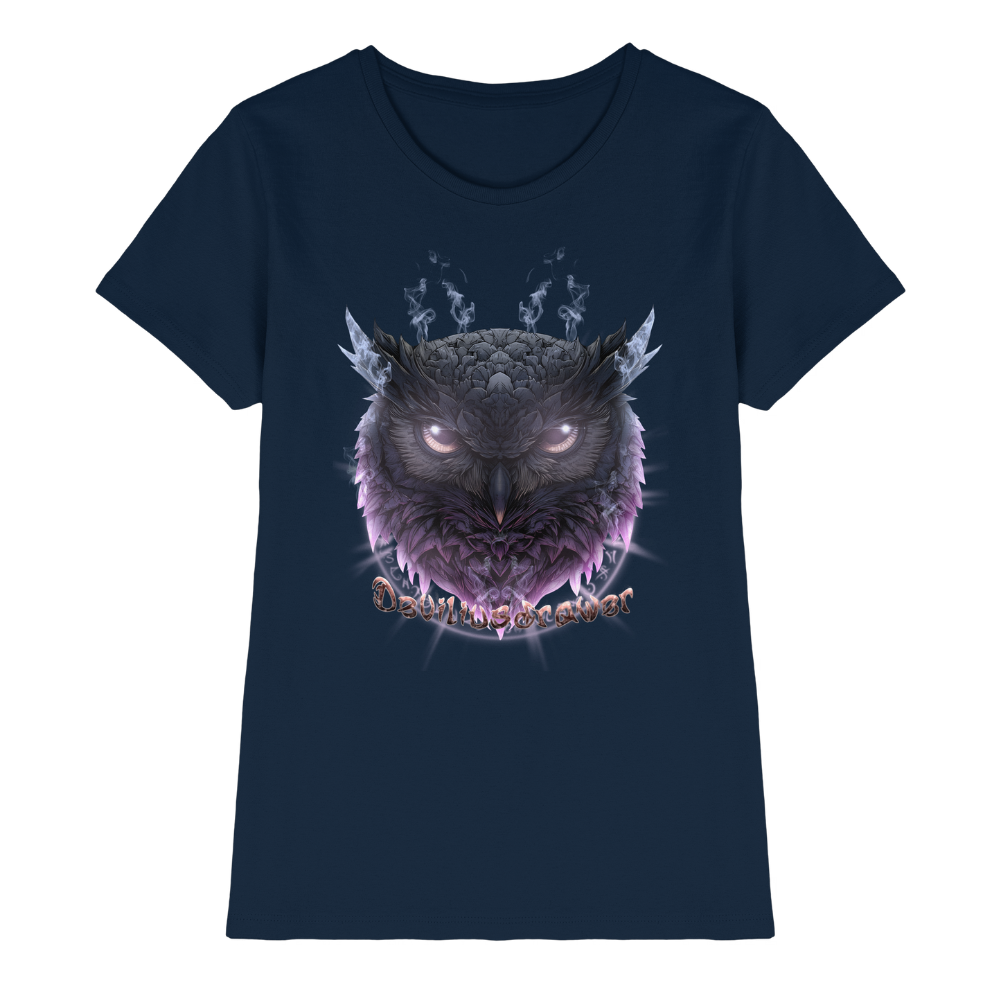 Deviliusdrawer Darkness Owl - Ladies Premium Shirt