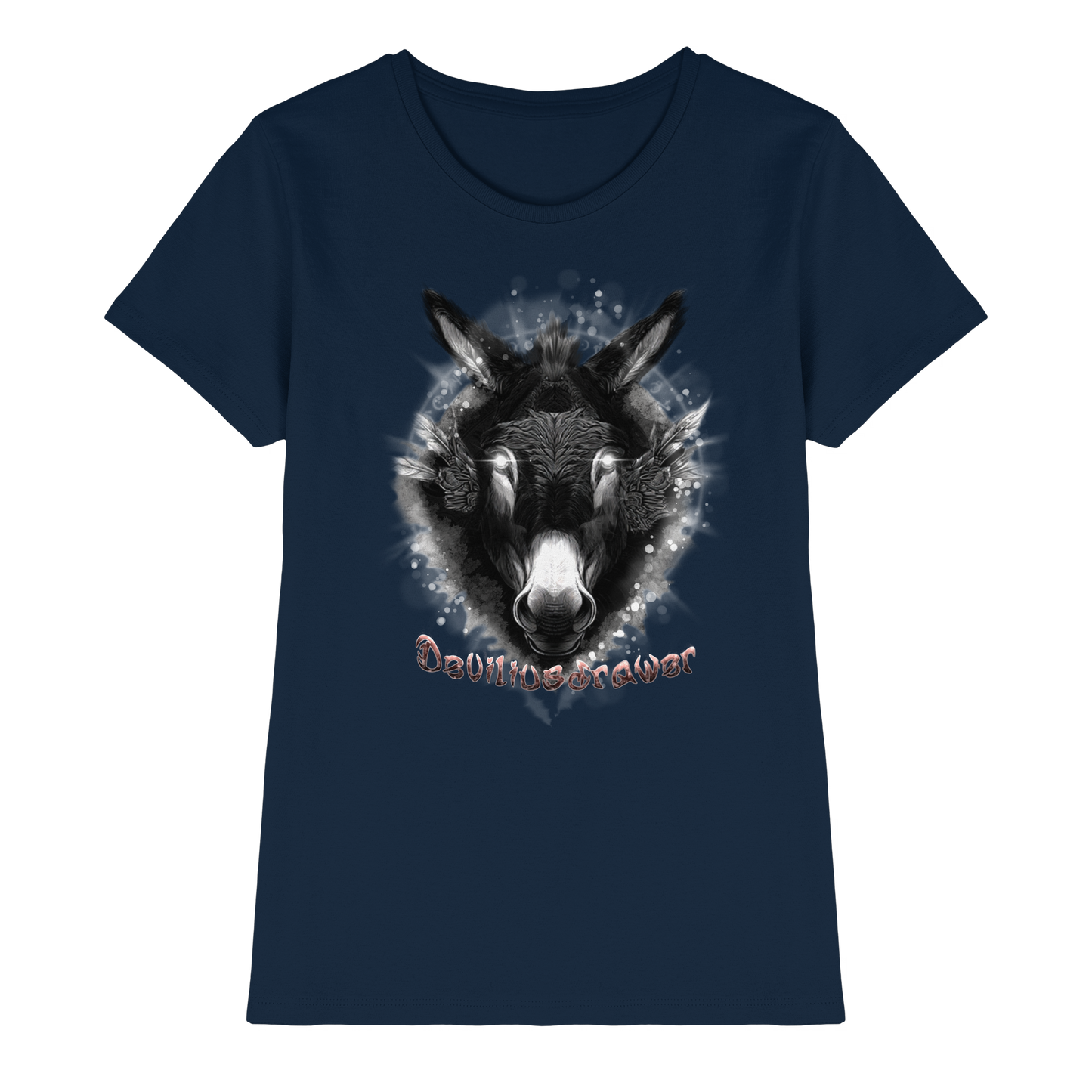 Deviliusdrawer Glowing Donkey - Ladies Premium Shirt