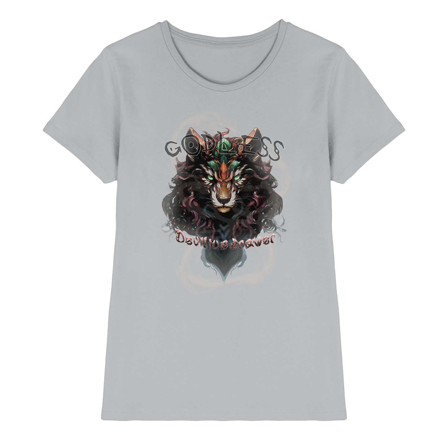 Deviliusdrawer Godless Wolf - Ladies Premium Shirt