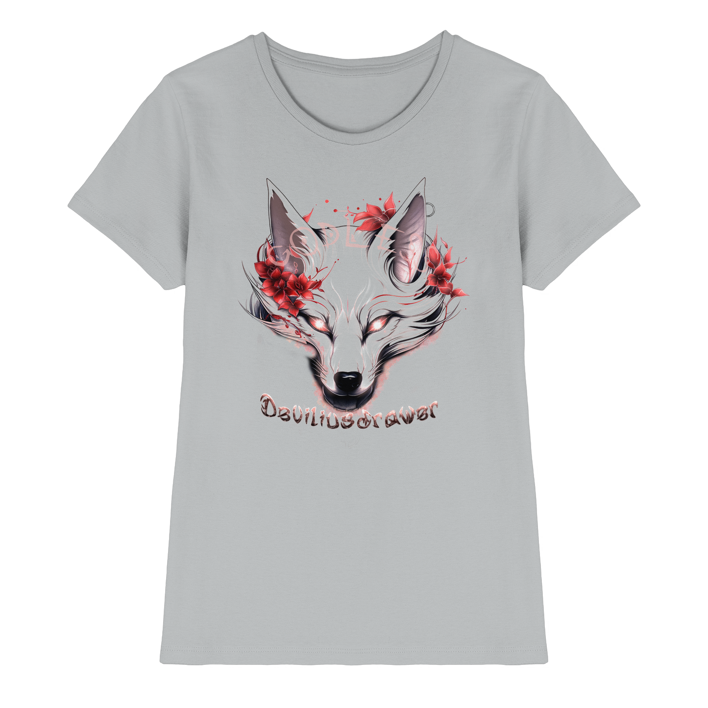 Deviliusdrawer Kitsune Wolf - Ladies Premium Shirt