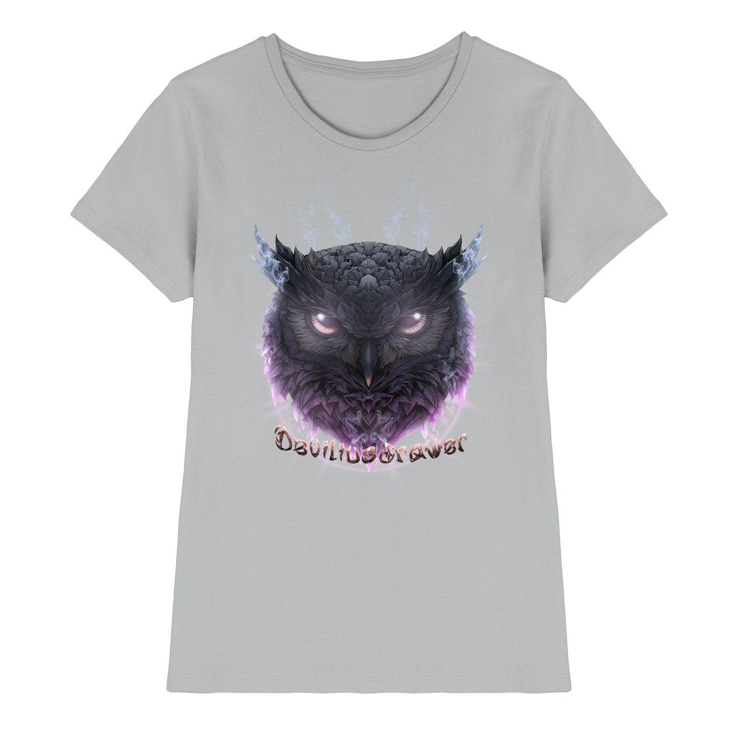 Deviliusdrawer Darkness Owl - Ladies Premium Shirt