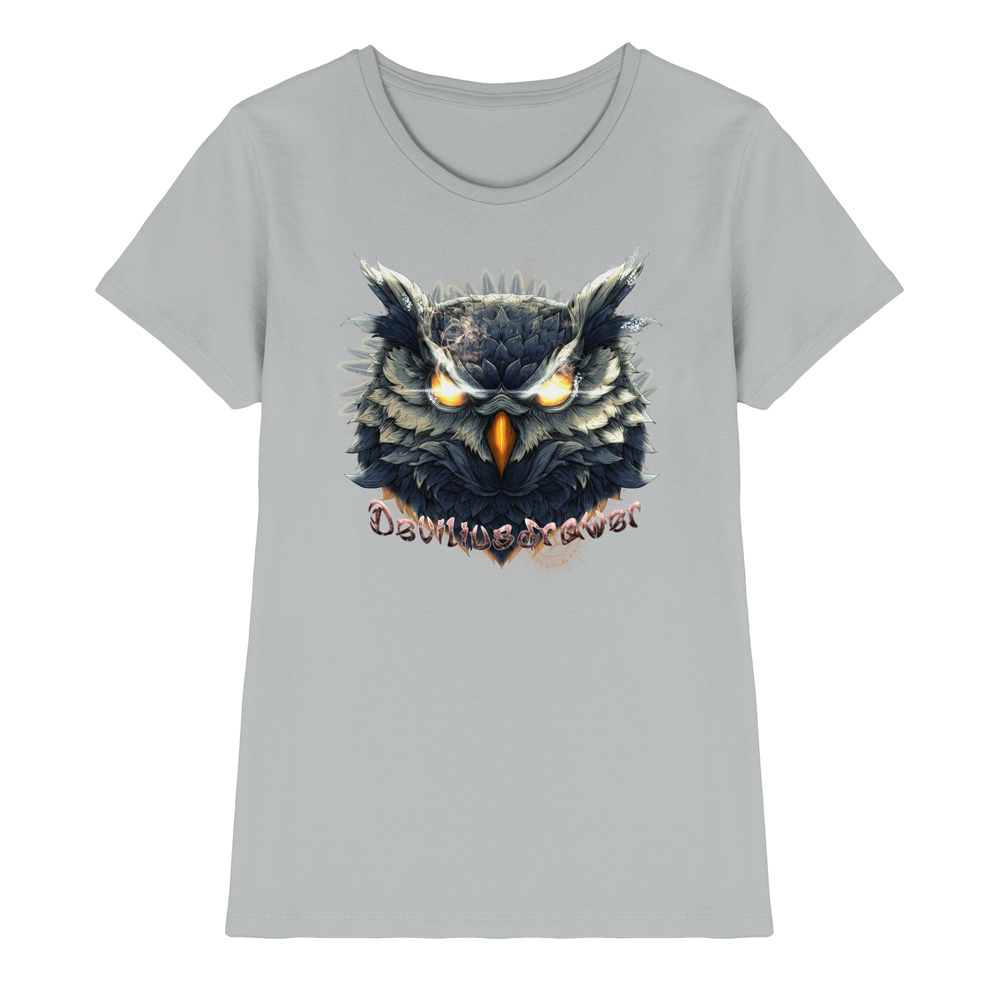 Deviliusdrawer Dark Fire Owl - Ladies Premium Shirt