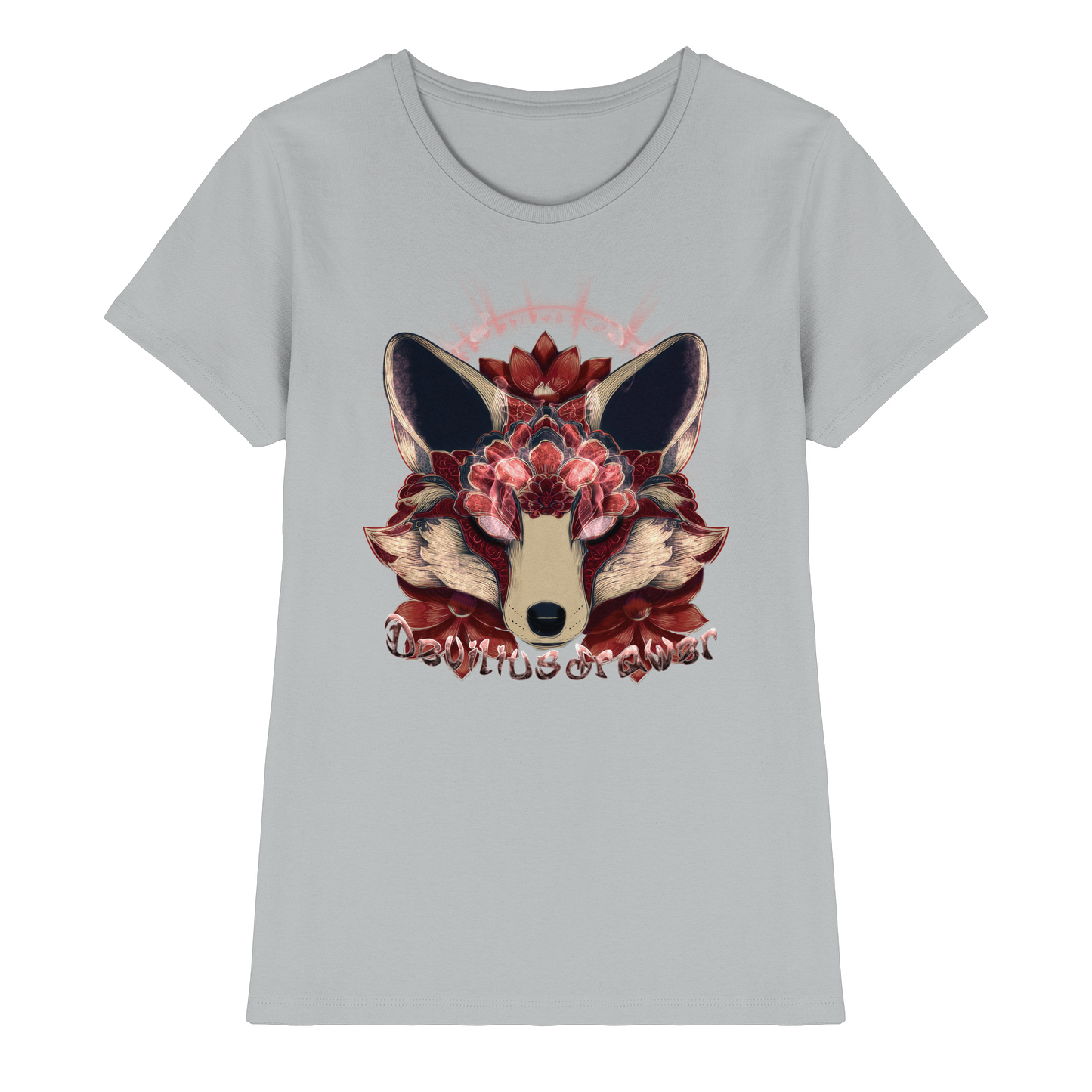 Deviliusdrawer Fire Kitsune - Ladies Premium Shirt