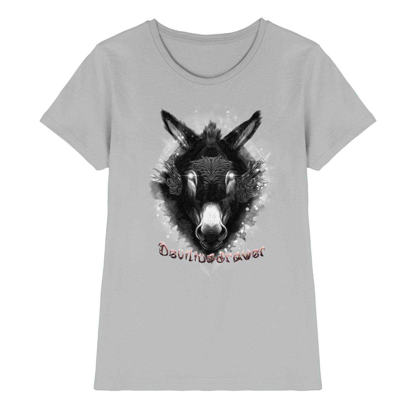 Deviliusdrawer Glowing Donkey - Ladies Premium Shirt