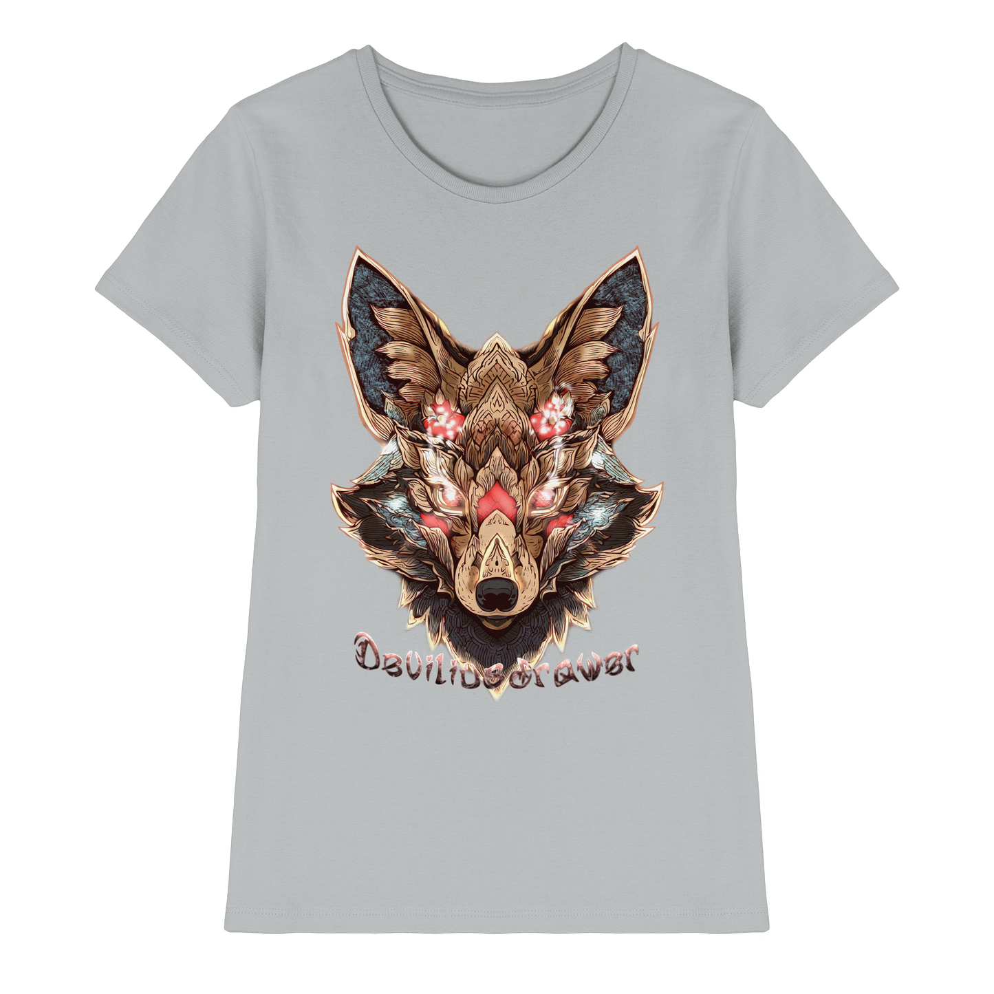 Deviliusdrawer Cristal Kitsune - Ladies Premium Shirt