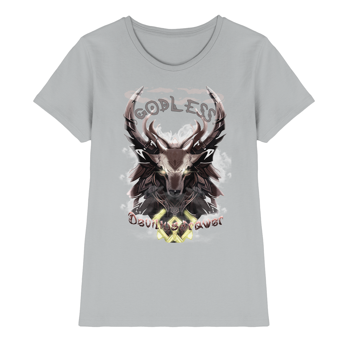 Deviliusdrawer Godless Deer - Ladies Premium Shirt