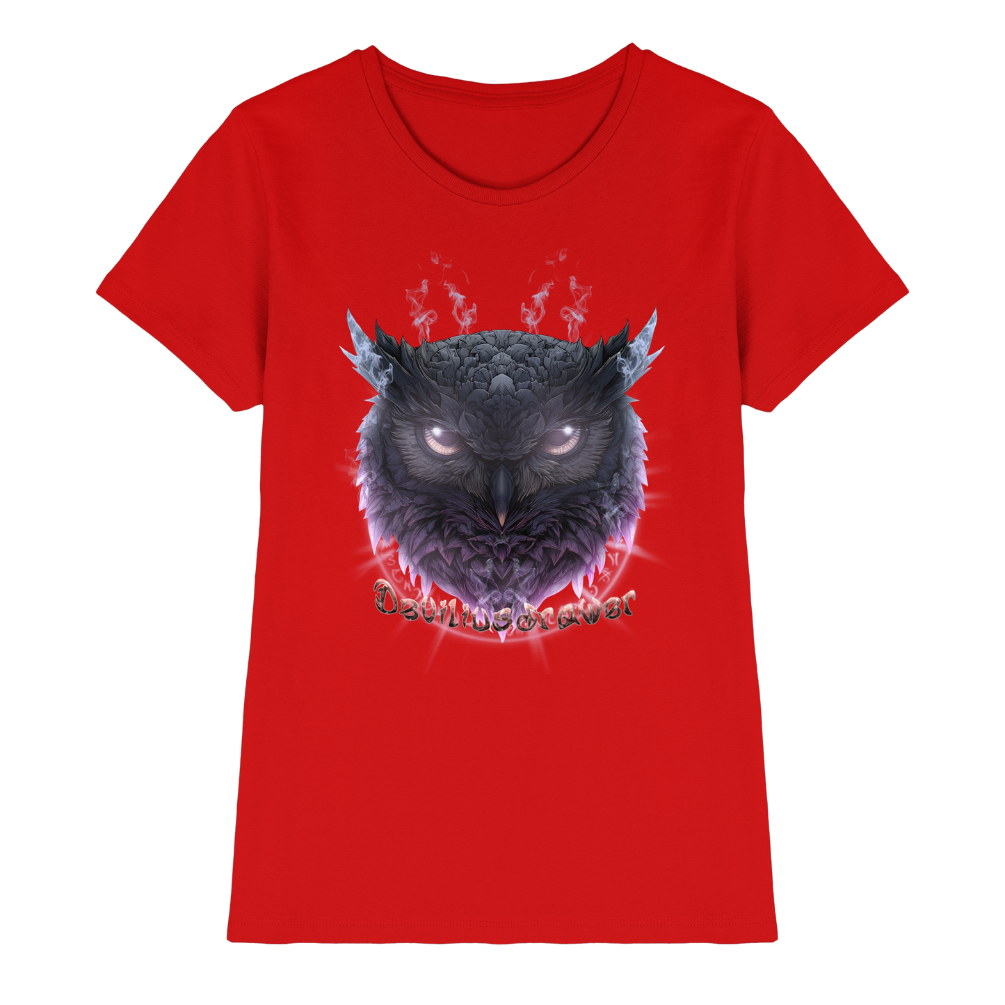 Deviliusdrawer Darkness Owl - Ladies Premium Shirt