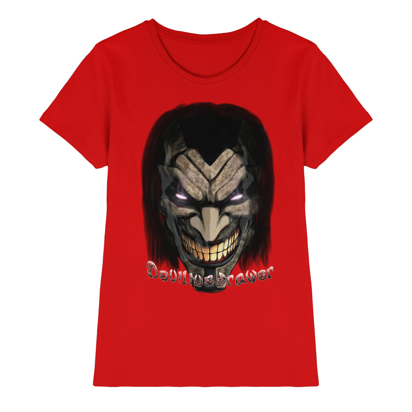 Deviliusdrawer Smiling Devil - Ladies Premium Shirt