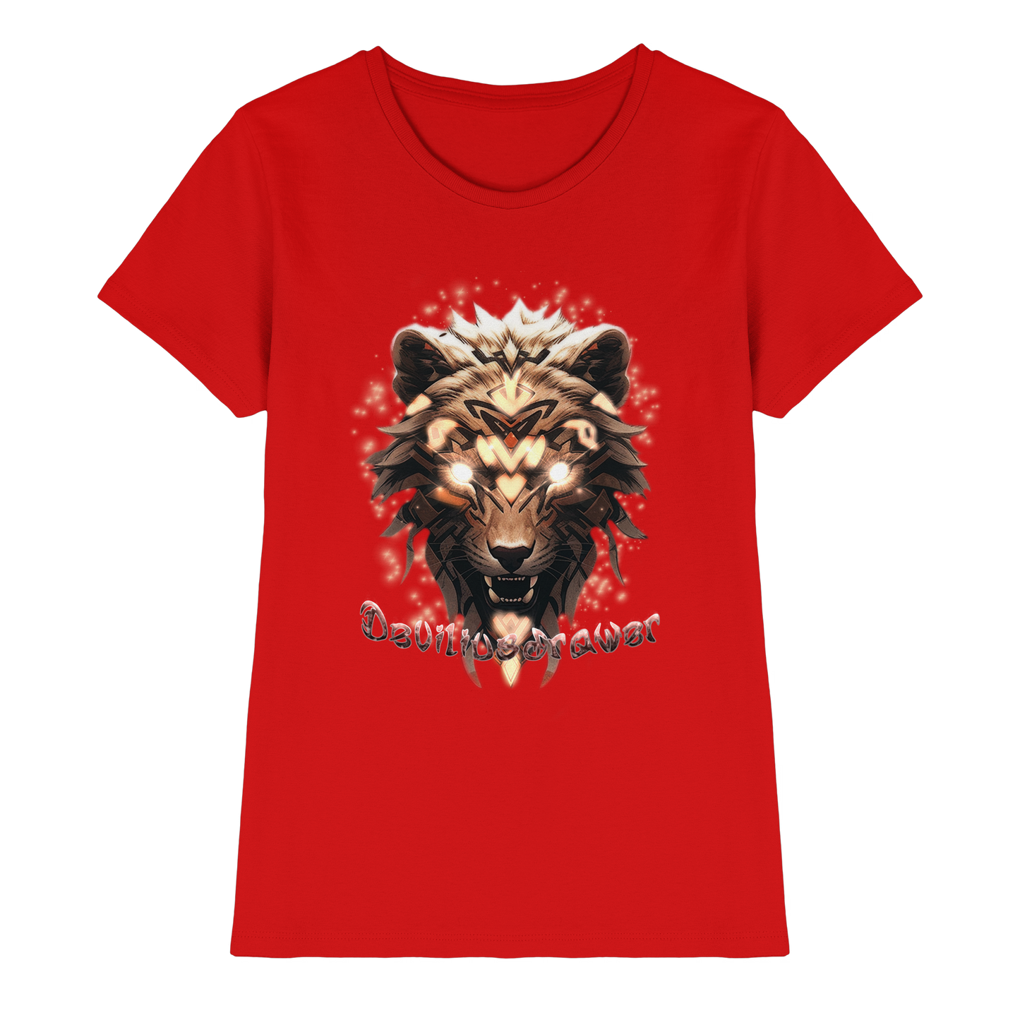Deviliusdrawer Gold Weartiger - Ladies Premium Shirt