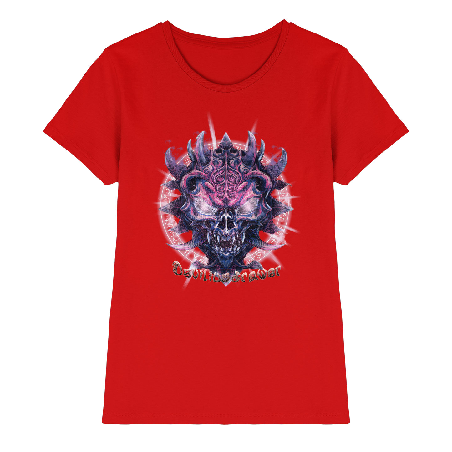Deviliusdrawer Fire Demon - Ladies Premium Shirt