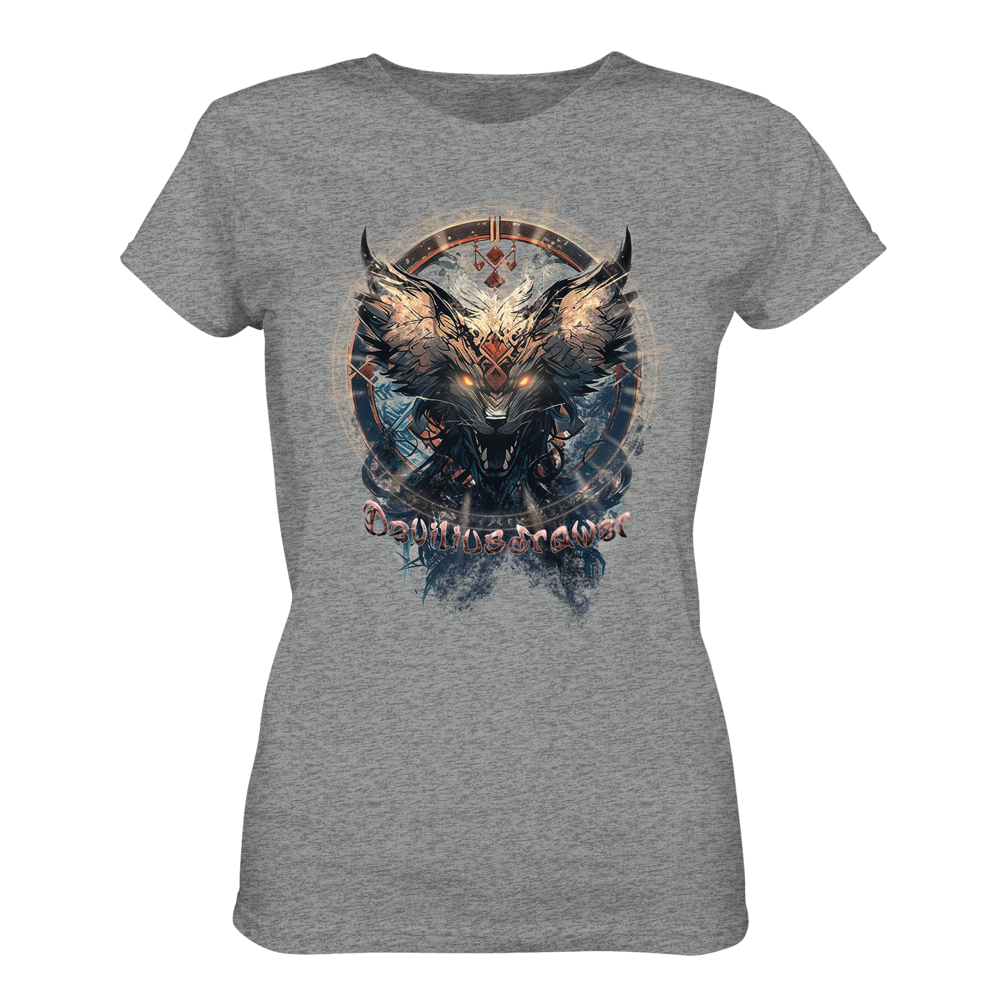 Deviliusdrawer Dark Magic Wolf - Ladies Premium Shirt