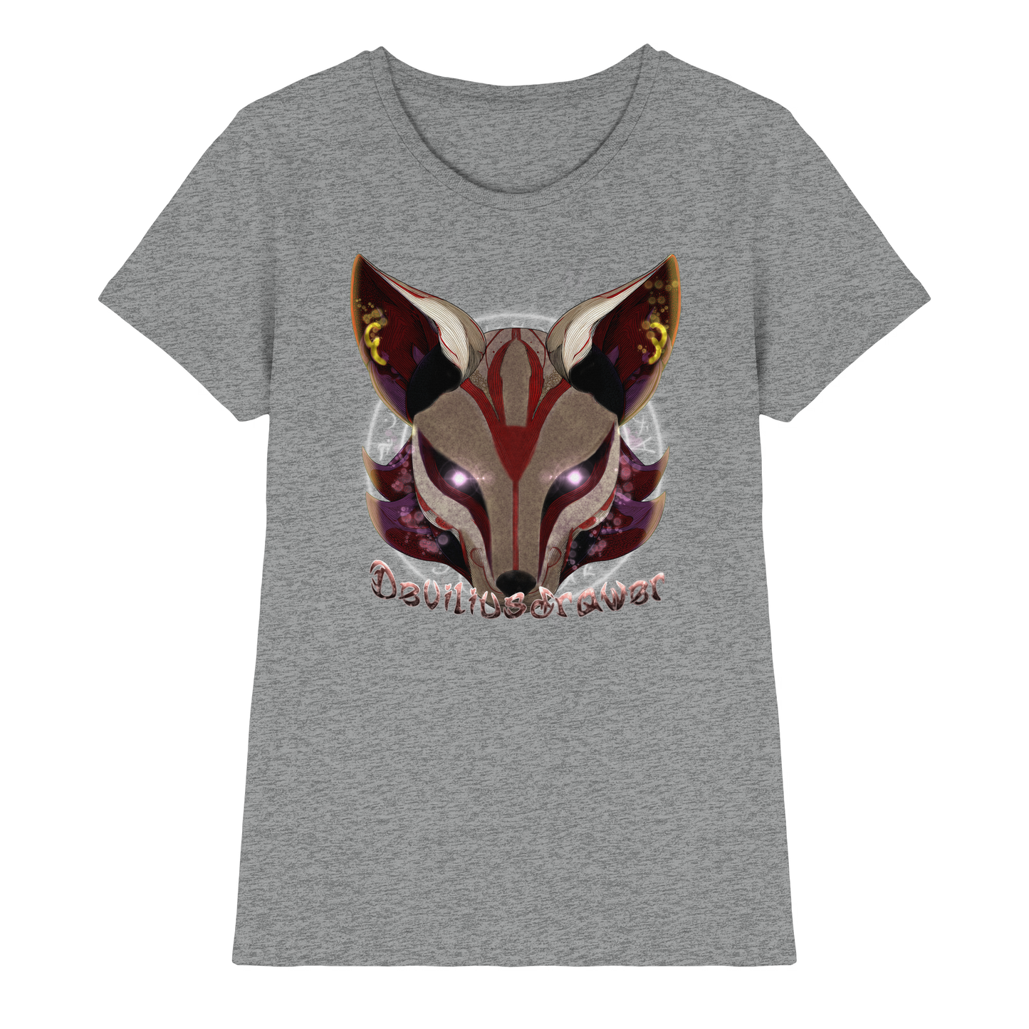 Deviliusdrawer Magic Kitsune - Ladies Premium Shirt