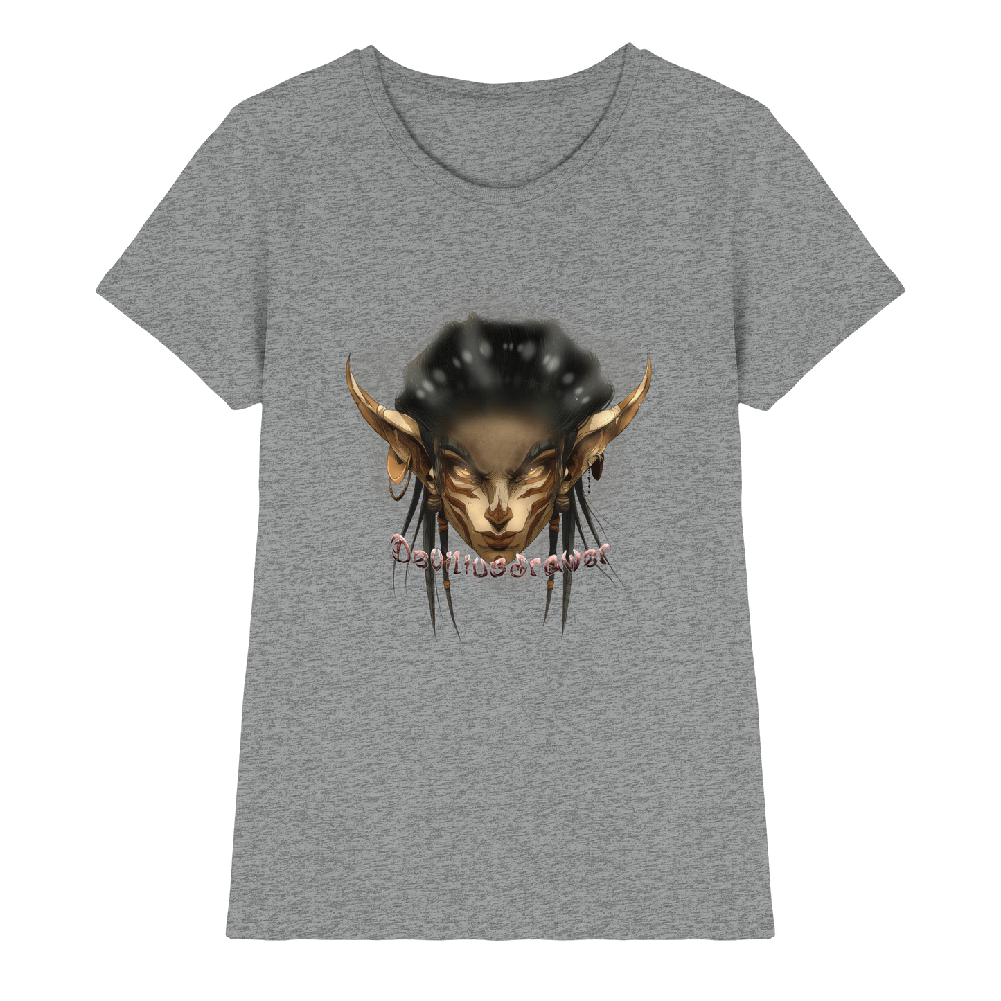 Deviliusdrawer Gold Magician Elf - Ladies Premium Shirt