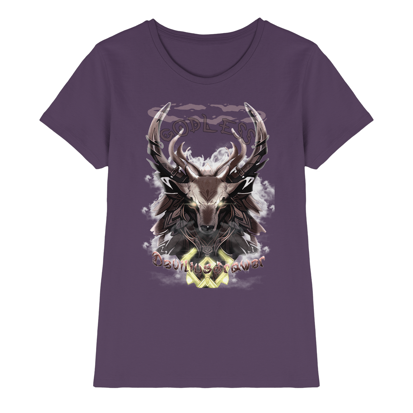 Deviliusdrawer Godless Deer - Ladies Premium Shirt