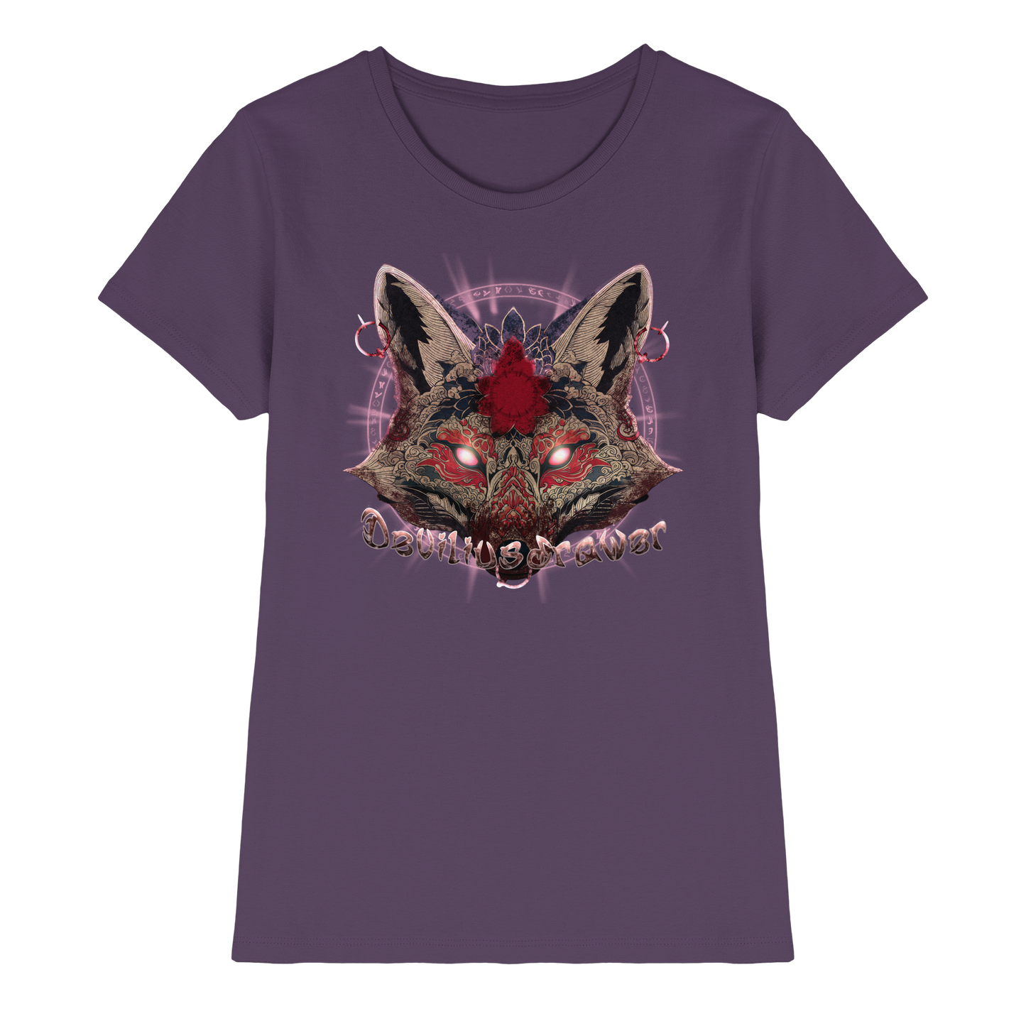 Deviliusdrawer Demon Kitsune - Ladies Premium Shirt