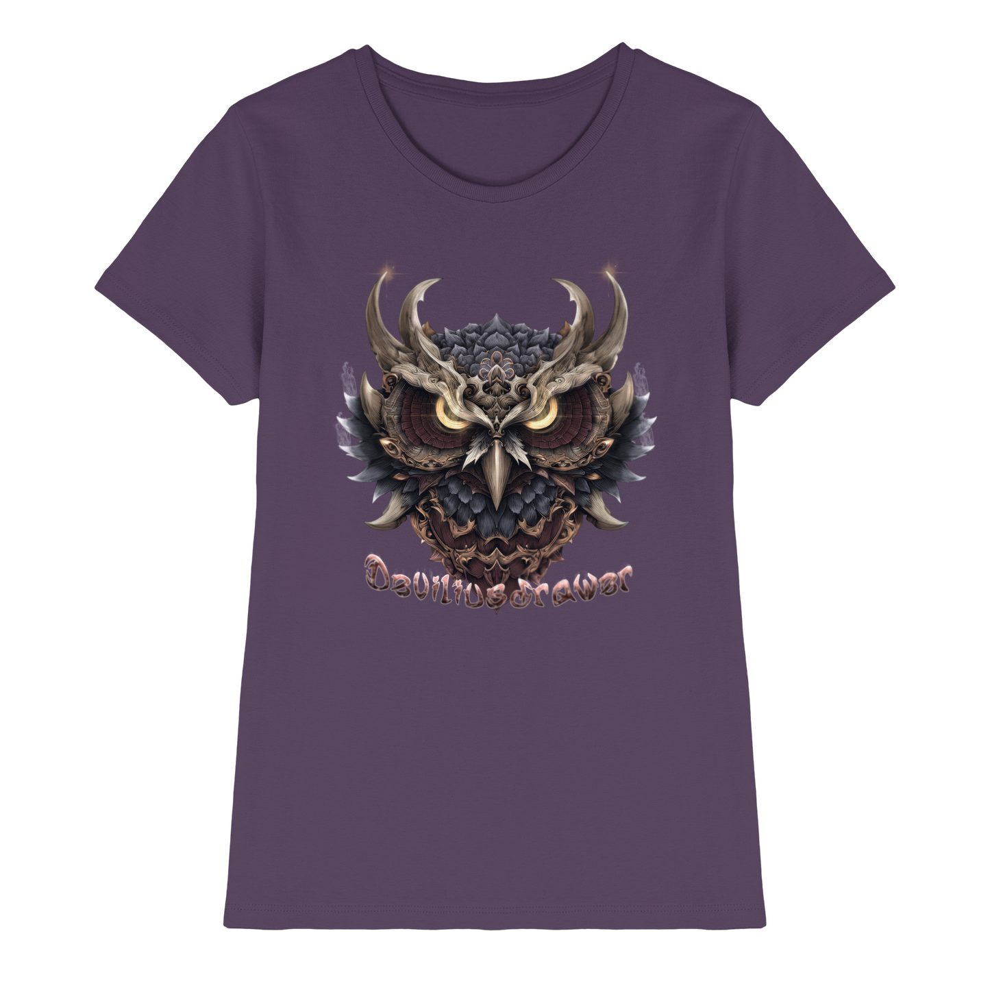 Deviliusdrawer Golden Owl - Ladies Premium Shirt