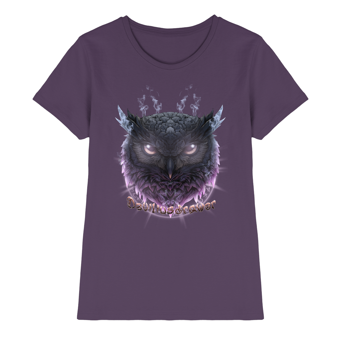 Deviliusdrawer Darkness Owl - Ladies Premium Shirt