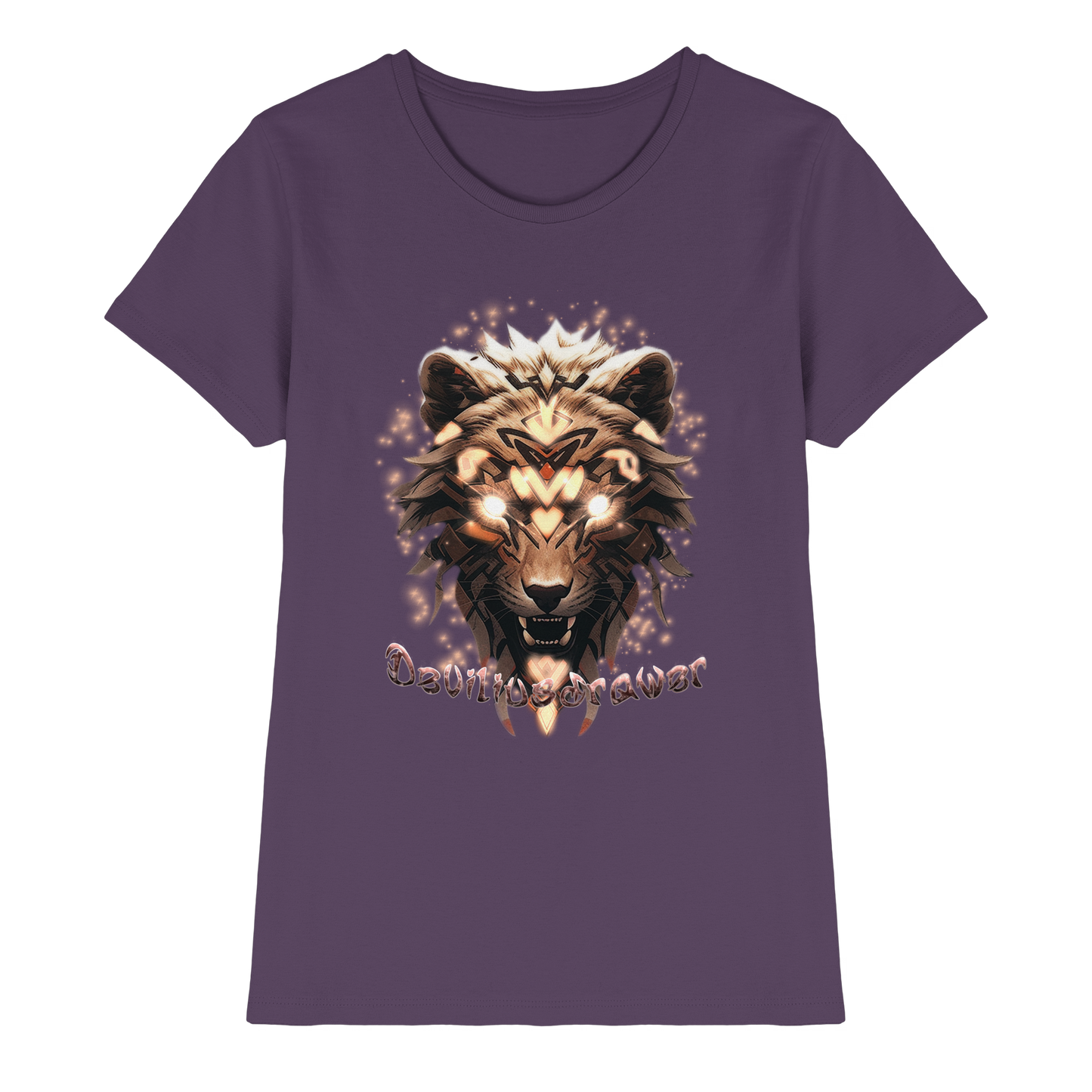 Deviliusdrawer Gold Weartiger - Ladies Premium Shirt