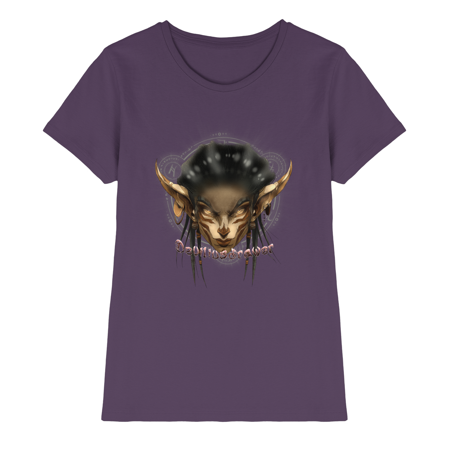 Deviliusdrawer Gold Magician Elf - Ladies Premium Shirt