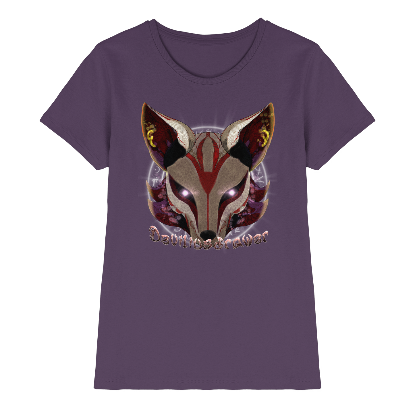 Deviliusdrawer Magic Kitsune - Ladies Premium Shirt