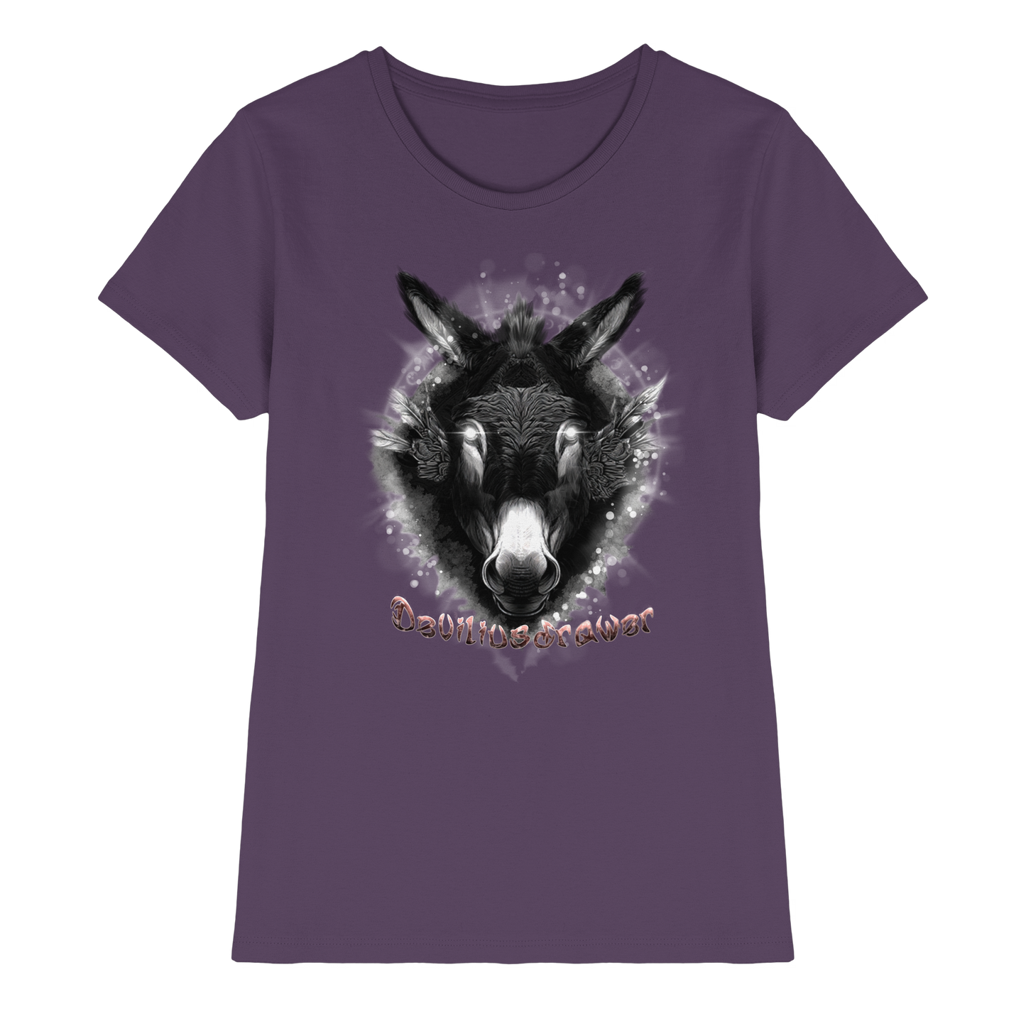 Deviliusdrawer Glowing Donkey - Ladies Premium Shirt