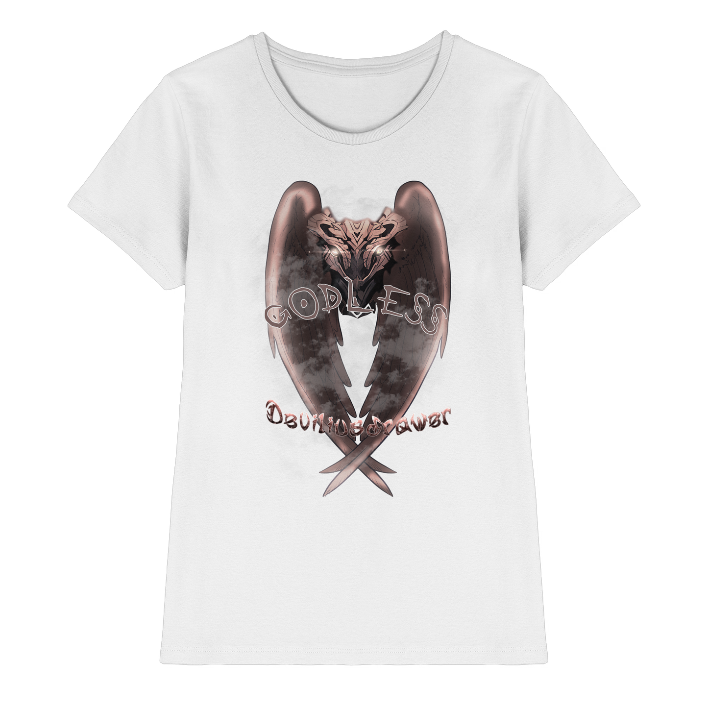 Deviliusdrawer Godless Owl - Ladies Premium Shirt