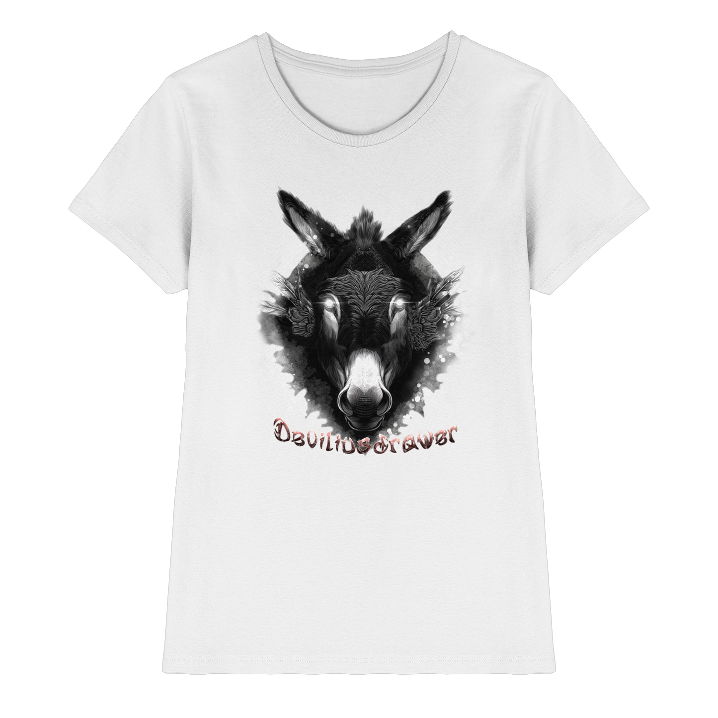 Deviliusdrawer Glowing Donkey - Ladies Premium Shirt