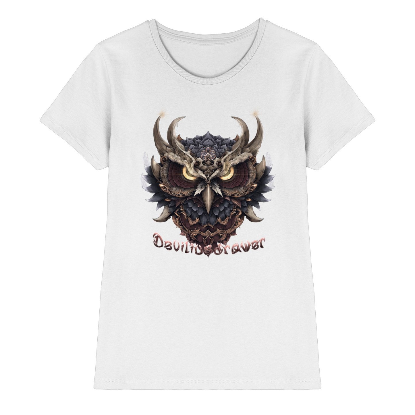 Deviliusdrawer Golden Owl - Ladies Premium Shirt