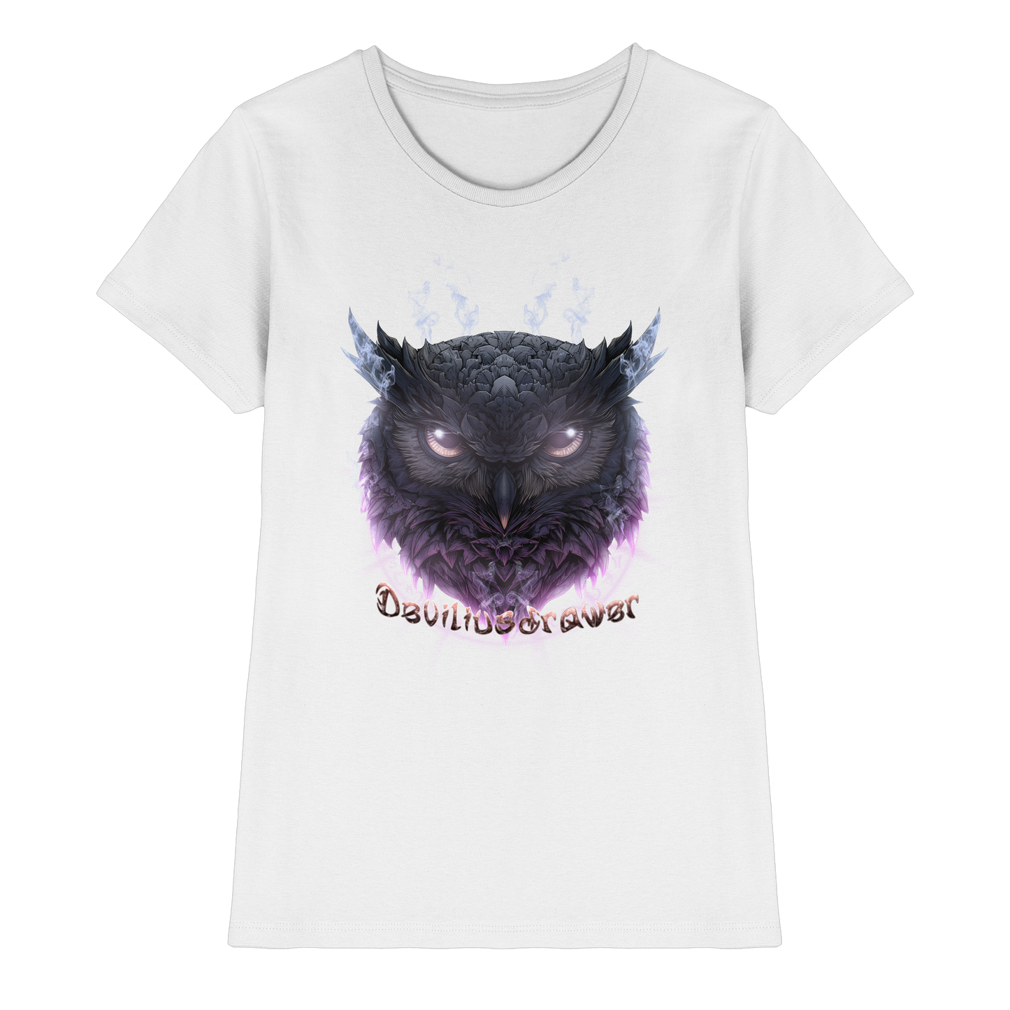 Deviliusdrawer Darkness Owl - Ladies Premium Shirt