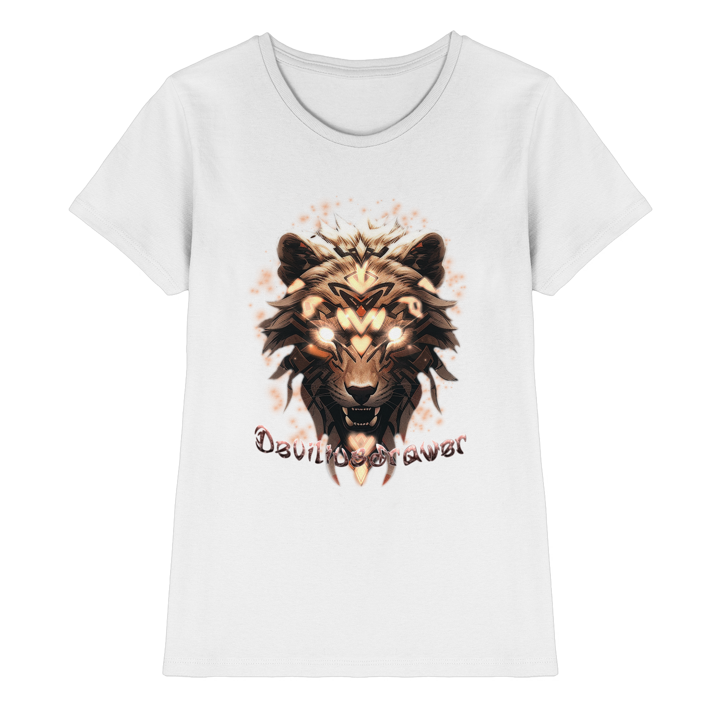 Deviliusdrawer Gold Weartiger - Ladies Premium Shirt