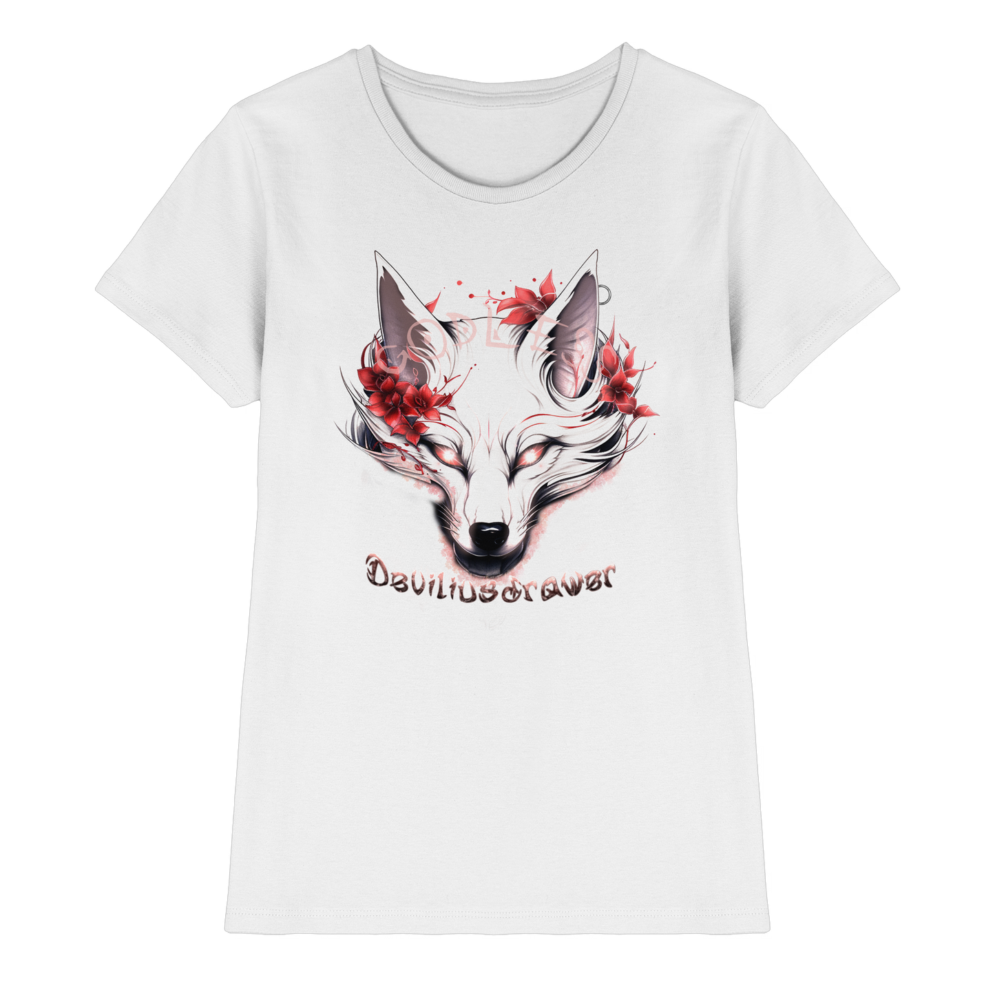 Deviliusdrawer Kitsune Wolf - Ladies Premium Shirt