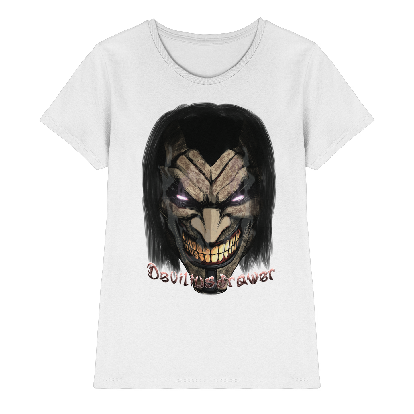 Deviliusdrawer Smiling Devil - Ladies Premium Shirt