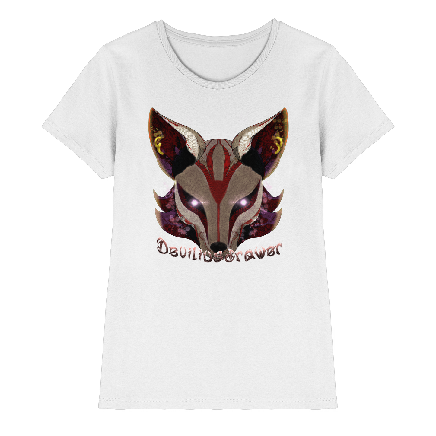 Deviliusdrawer Magic Kitsune - Ladies Premium Shirt